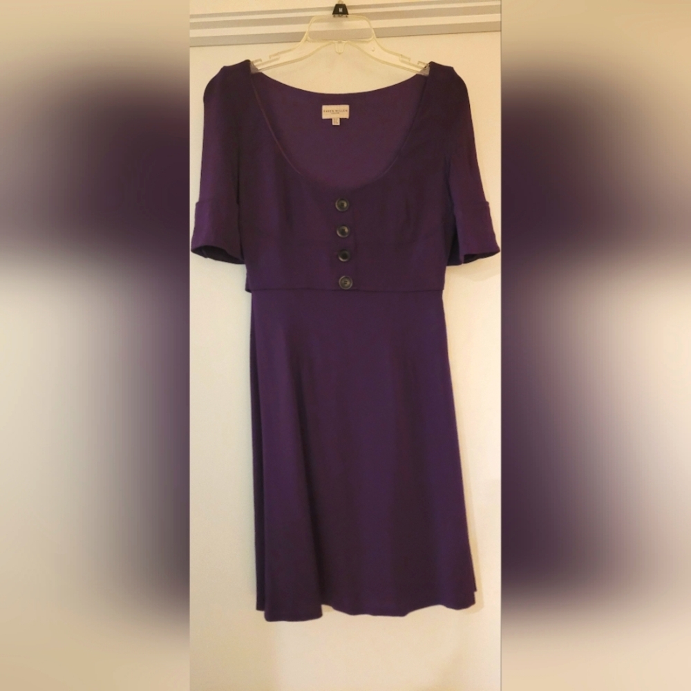 Purple Karen Millen dress (England) made in Europe